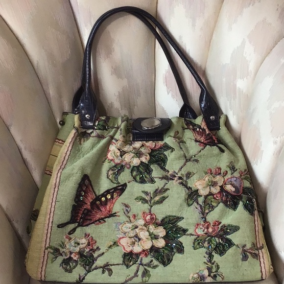 Mellow World Bags Nwot Mellow World Large Canvas Tote Bag With